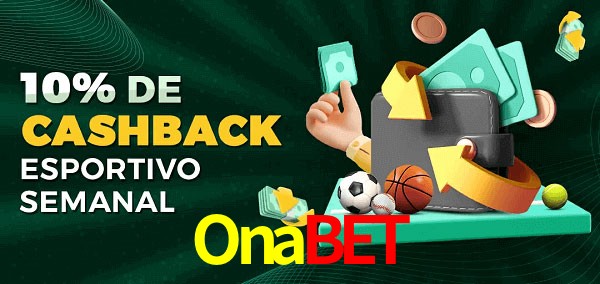 10% de bônus de cashback na Onabet