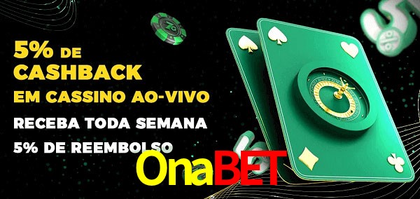 Promoções do cassino ao Vivo Onabet